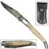 Camel Bone Handle Laguiole Slipjoint Damascus Folding Knife -Knife Sales Store 12A6 DM888BONE 2 77107.1564502024