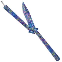 Psychedelic Trip Heavy Duty Balisong Flipper Butterfly Knife -Knife Sales Store 2064DM3 16434.1686315577