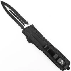 Dark Disciple Automatic Serrated Out The Front Knife -Knife Sales Store 7PA350BK3 57315.1645548488
