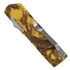 Real Tree Yellow Camouflage Lightning OTF Dual Action Knife -Knife Sales Store 8PA41 50CADSBS 13243.1604355601