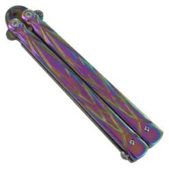 Damascus Steel Nuclear Reactor Butterfly Knife -Knife Sales Store 8bc4 50rb 31988.1564504725