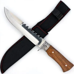 Alligator Snapper Stainless Steel Sawback Hunting Knife