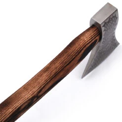 Snake Skull Warrior Bushcraft Axe Wood Burnt Handle -Knife Sales Store AX2263 02337.1597092285