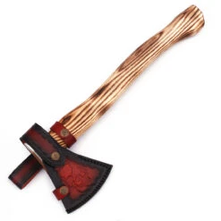 Snake Skull Warrior Bushcraft Axe Wood Burnt Handle -Knife Sales Store AX2263 93991.1597092293