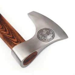 Warhorse High Carbon Steel Bearded Axe Sheesham Wood Burned Handle -Knife Sales Store AX2264 93286.1597171595