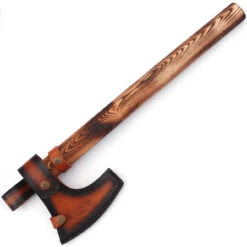 Warhorse High Carbon Steel Bearded Axe Sheesham Wood Burned Handle -Knife Sales Store AX2264 97320.1597171607