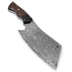 Supper Time Fireball Damascus Full Tang Cleaver Kitchen Knife -Knife Sales Store AXD2498 26573.1625841574