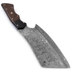 Supper Time Fireball Damascus Full Tang Cleaver Kitchen Knife -Knife Sales Store AXD2498 15350.1625841567