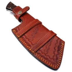 Supper Time Fireball Damascus Full Tang Cleaver Kitchen Knife -Knife Sales Store AXD2498 02941.1625841567