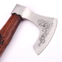 Warrior Shield Maiden Norse Viking Battle Axe | Floral Engraved Handle | -Knife Sales Store AXP2120 87193.1602269696