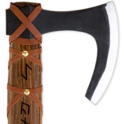 Sunny Blaze Hand Forged Functional Outdoor Viking Bearded Axe Skeggøx -Knife Sales Store AXP3071 65523.1682449260