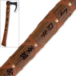 Sunny Blaze Hand Forged Functional Outdoor Viking Bearded Axe Skeggøx -Knife Sales Store AXP3071 41388.1682449260