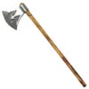 Briny Deep Hand Forged Large Two-Handed Outdoor Camping Functional Costume Axe W/ Trident Motif -Knife Sales Store AXP3077 01 53524.1692805291