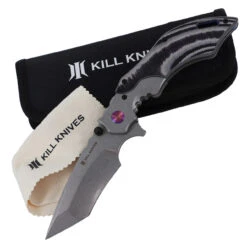 KILL KNIVES ™ Apocalyptic High Quality D2 Steel Ball Bearing Spring Assist Pocket Knife -Knife Sales Store BB6 68666.1611937639
