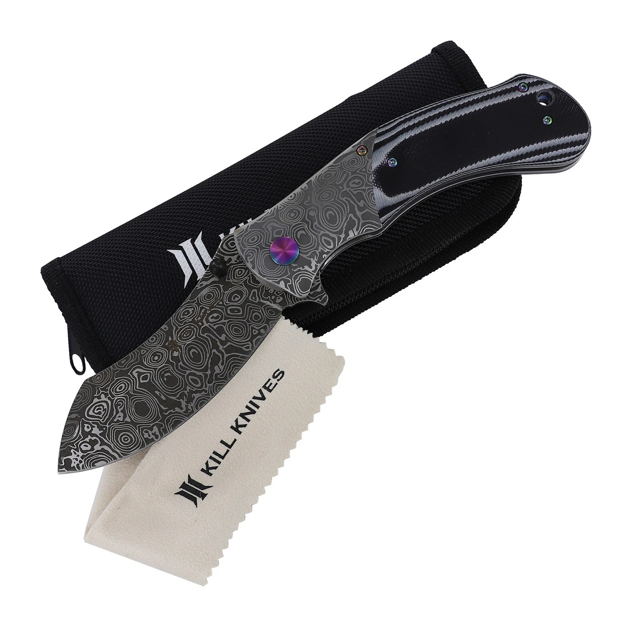 KILL KNIVES™ Battle Of One Heavy Duty Ball Bearing Spring Assisted Nessmuk Blade Pocket Knife 4 KILL KNIVES™ Battle Of One Heavy Duty Ball Bearing Spring Assisted Nessmuk Blade Pocket Knife - Image 2