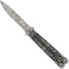 Butterfly Sudden Fatality Tribal Balisong Fanning Knife | Damascus Steel Blade -Knife Sales Store BF2133 D1 30243.1690913503
