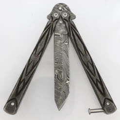 Butterfly Sudden Fatality Tribal Balisong Fanning Knife | Tanto Damascus Steel Blade 11 Butterfly Sudden Fatality Tribal Balisong Fanning Knife | Tanto Damascus Steel Blade -Knife Sales Store BF2133 D2 02 02561.1691079069