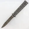 Shattered Without Hesitation Tanto Balisong Butterfly Knife | Damascus Steel Blade | Drop Point -Knife Sales Store BF2487 D1 28585.1691079836