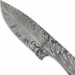 Forged Feather Build Your Own DIY Unique Pattern Damascus Steel Hunting Skinner Knife Blade And Tang -Knife Sales Store BLD2979 17307.1665751976