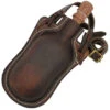 Ranch Hand 48 Oz. Handmade Brown Genuine Leather Bottle Canteen W/ Wooden Stopper & Leather Shoulder Strap