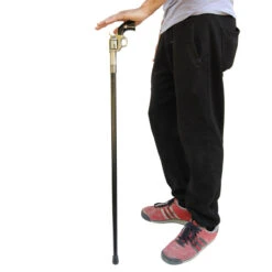 Quickdraw Outlaw Colt 45 Sword Cane W/ Free-Spinning Chamber -Knife Sales Store CS9018 47594.1681133745