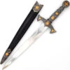 Solemn Mission Medieval Arming Dagger Knightly Costume Cosplay Historical Reenactment Knife W/ Hard Scabbard