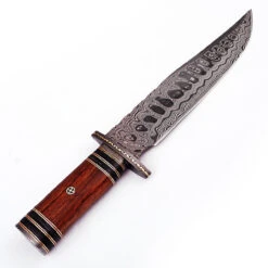 Hunt For Life Ruffian Outlaw Damascus Steel Hunting Knife -Knife Sales Store DHK2227 73023.1566422099