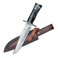 Right Hand Of Artemis Damascus Steel Fixed Blade Hunting Knife -Knife Sales Store DHK2249 09944.1582370232