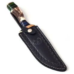 Cacophonous Forest Fixed Blade Clip Point Damascus Outdoor Hunting Knife | Hunt For Life -Knife Sales Store DHK2681 83174.1645629925