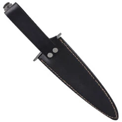 Full Damascus Steel Commando Knife | Pattern Welded Steel Full Tang Replica JSOC Dagger With Leather Sheath -Knife Sales Store DHK3049 19918.1681328302