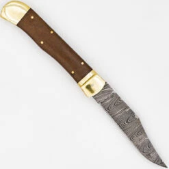 Midnight Bonfire Large XL Automatic Clip Point Damascus Lever Lock Switchblade Knife -Knife Sales Store DLL2914 46568.1657733527