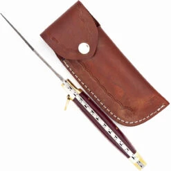 Essence Of Fear Automatic Large Damascus XL Lever Lock Clip Point Switchblade Knife -Knife Sales Store DLL2916 90986.1657737995