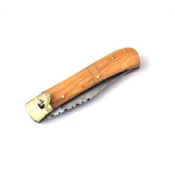 Land Of Behemoths Clip Point Automatic Damascus Lever Lock Knife -Knife Sales Store DLV2703. 08522.1646164019