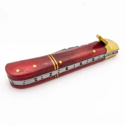 Bone Divination Damascus Clip Point Automatic Switchblade Lever Lock Knife -Knife Sales Store DLV2800 20114.1649257325