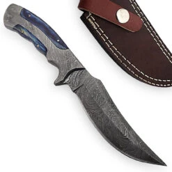 Damascus Rio Grande Lone Rider Full Tang Knife -Knife Sales Store DM2023BLW 76796.1564503914