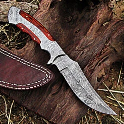 Yukon Timber Full Tang Damascus Knife -Knife Sales Store DM2023RW 68739.1564503916
