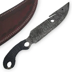 Sumatran Tiger Full Tang Damascus Steel Gut Hook Machete Hunting Knife -Knife Sales Store DM2075 26544.1603217574
