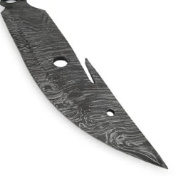 Sumatran Tiger Full Tang Damascus Steel Gut Hook Machete Hunting Knife -Knife Sales Store DM2075 12120.1603217574