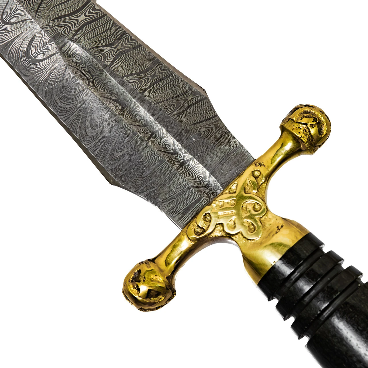 Noble Strategist Medieval Hand Forged Damascus Steel Templar Viking Ceremonial Knife Dagger 5 Noble Strategist Medieval Hand Forged Damascus Steel Templar Viking Ceremonial Knife Dagger - Image 3