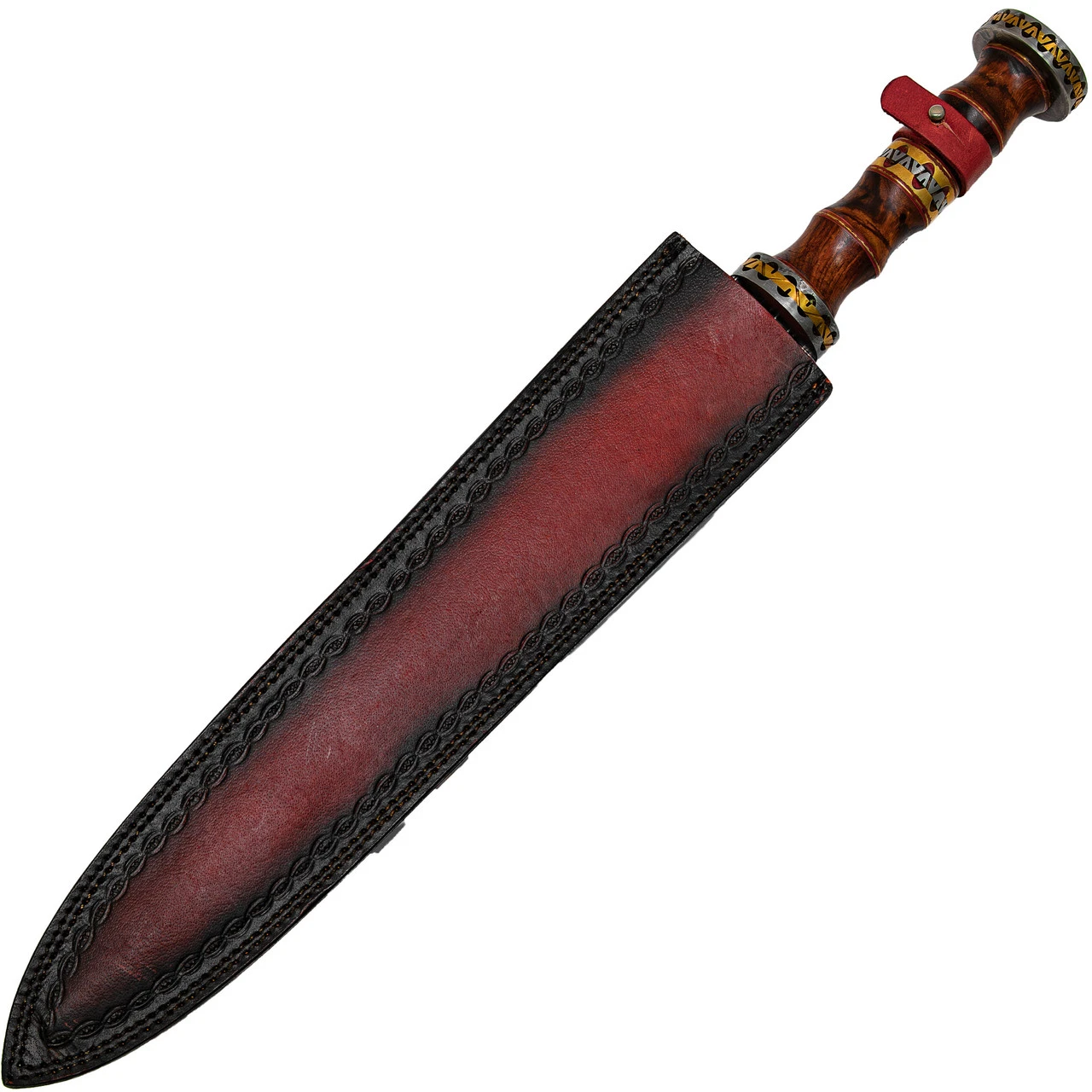 Ancient Conflict Gladius Style Medieval Roman Damascus Steel Short Sword 4 Ancient Conflict Gladius Style Medieval Roman Damascus Steel Short Sword - Image 2