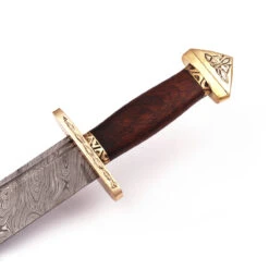 7th Century Damascus Steel Medieval Lang Saex Viking Sword -Knife Sales Store DMS2242 56106.1570110162