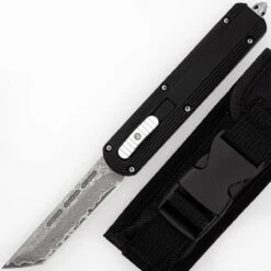 Webs We Weave Damascus Steel Dual Action Automatic Out The Front Pocket Knife