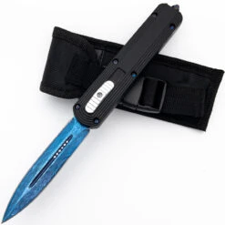 Torrential Downpour Damascus Steel Automatic Out The Front Knife -Knife Sales Store DS2626 66873.1646067875