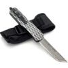 Automatic Basket Case OTF Out The Front Damascus Pocket Knife