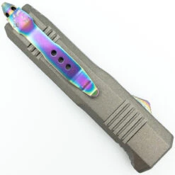 Antidote Titanium Damascus Steel Compact Out The Front Knife -Knife Sales Store DS76 33635.1645546089