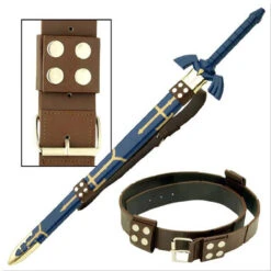 Zelda Link Hyrule Sword Leather Belt Strap -Knife Sales Store EM0015B 58607.1564501090