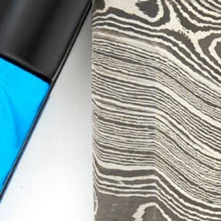 Azure Sky Butterfly Knife With Hard ABS Sheath | Damascus Steel | Drop Point Blade -Knife Sales Store GBS40 D1 swatch 64395.1691164217