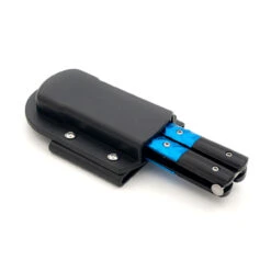 Azure Sky Butterfly Knife With Hard ABS Sheath | Damascus Steel | Drop Point Blade -Knife Sales Store GBS40 92395.1691164217