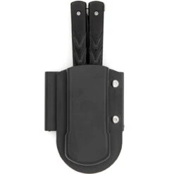 Black Butterfly Balisong Knife With Hard ABS Sheath | Drop Point Blade | Damascus Steel -Knife Sales Store GBS47 98091.1691421164