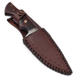 Grimlock Grove Damascus Steel Outdoor Hunting Knife -Knife Sales Store HKD2333 11380.1603216749